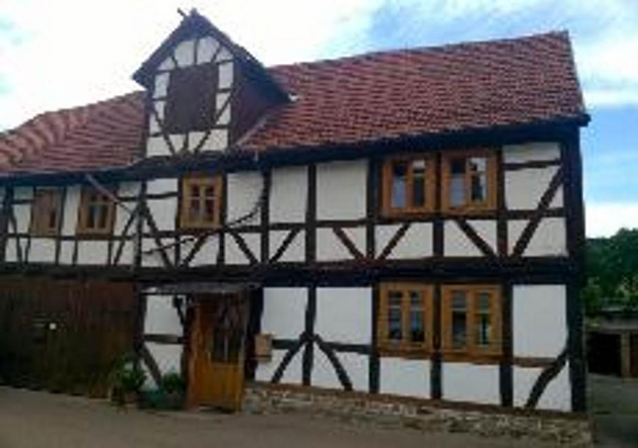 Aeltestes Haus In Quentel - Ferienwohnung 1 Mit Kleinem Garten Hessisch Lichtenau Ngoại thất bức ảnh